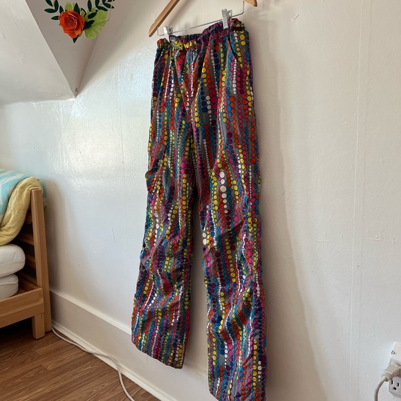 VGUC Hanna Andersson sz 160 snowpants ski pants kids Pockets reflective stripe - Picture 1 of 12